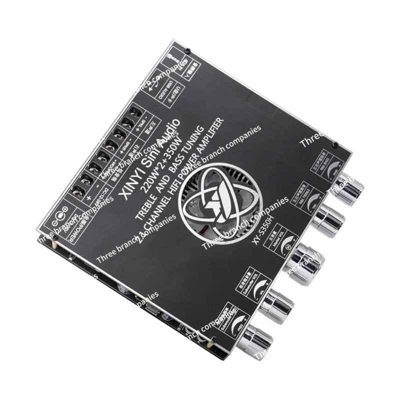 

Bluetooth 5.0 Digital Amplifier Board 2.1 Channel 2*220W 350W Super Dynamic Bass Boost Audio Amplification Power Amplifier Board