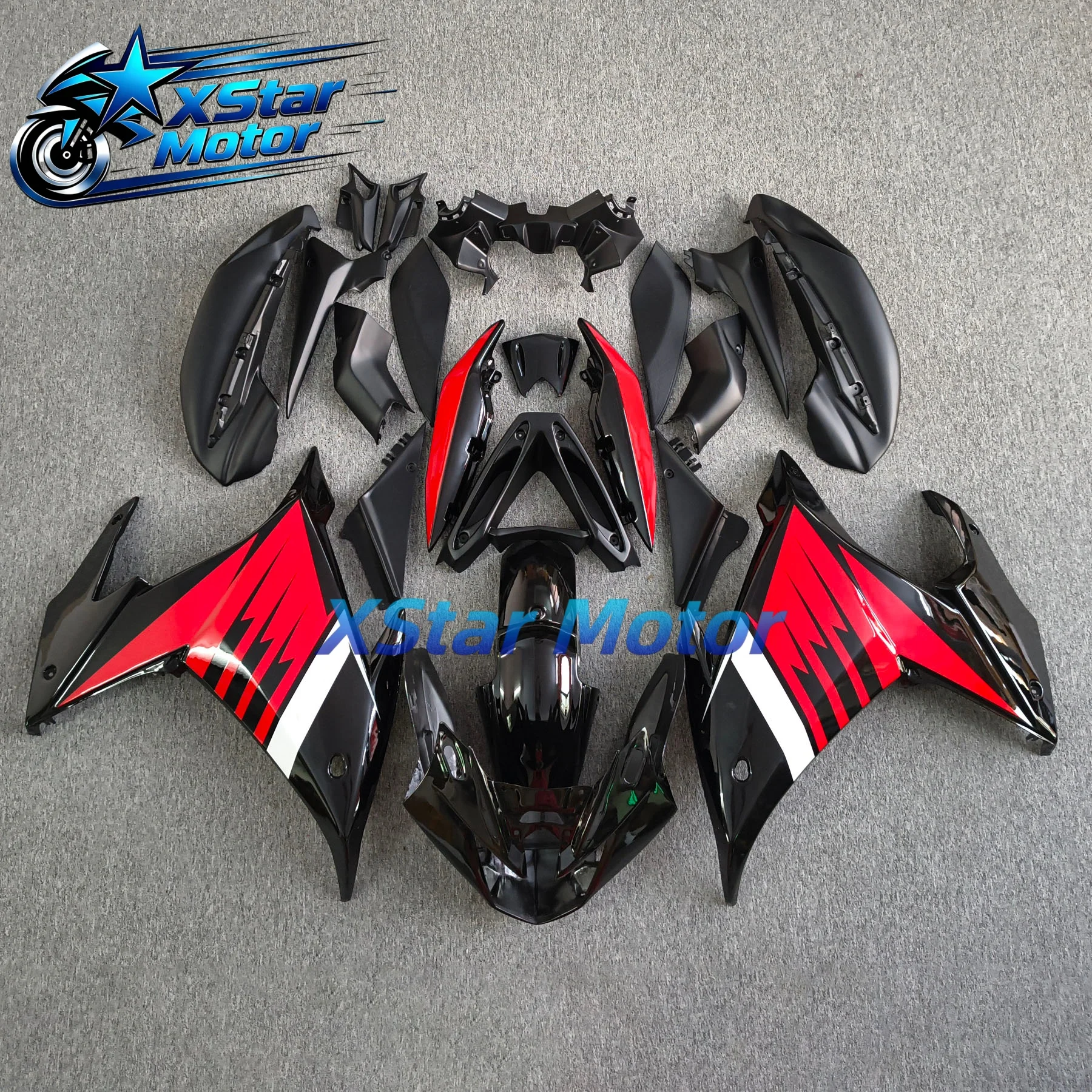 Factory Direct ABS Plastic Fairing FZ6R FZ6 09 10 11 Red White Moto Panels Body Kit Fits 2009 2010 2011 6