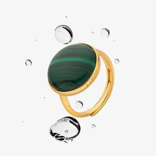 

fashion design totwoo MEET Malachite NFC Smart Ring women ring couples gift