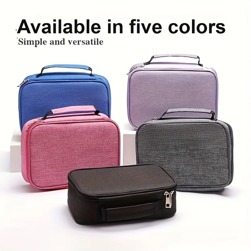 Semplice astuccio impermeabile con 72 fori: grande capacità, multistrato, staccabile, leggero e portatile