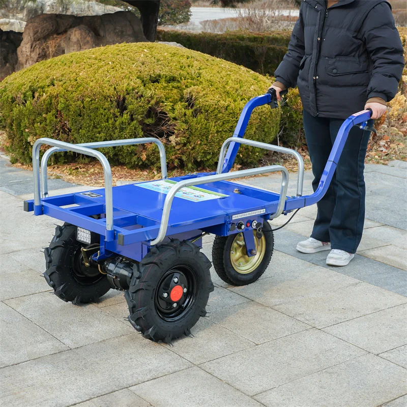 

High-Speed Electric Cart Trolley Iron Utility Electric Cart With Three-Wheel Efficient Material Transportation On Sale