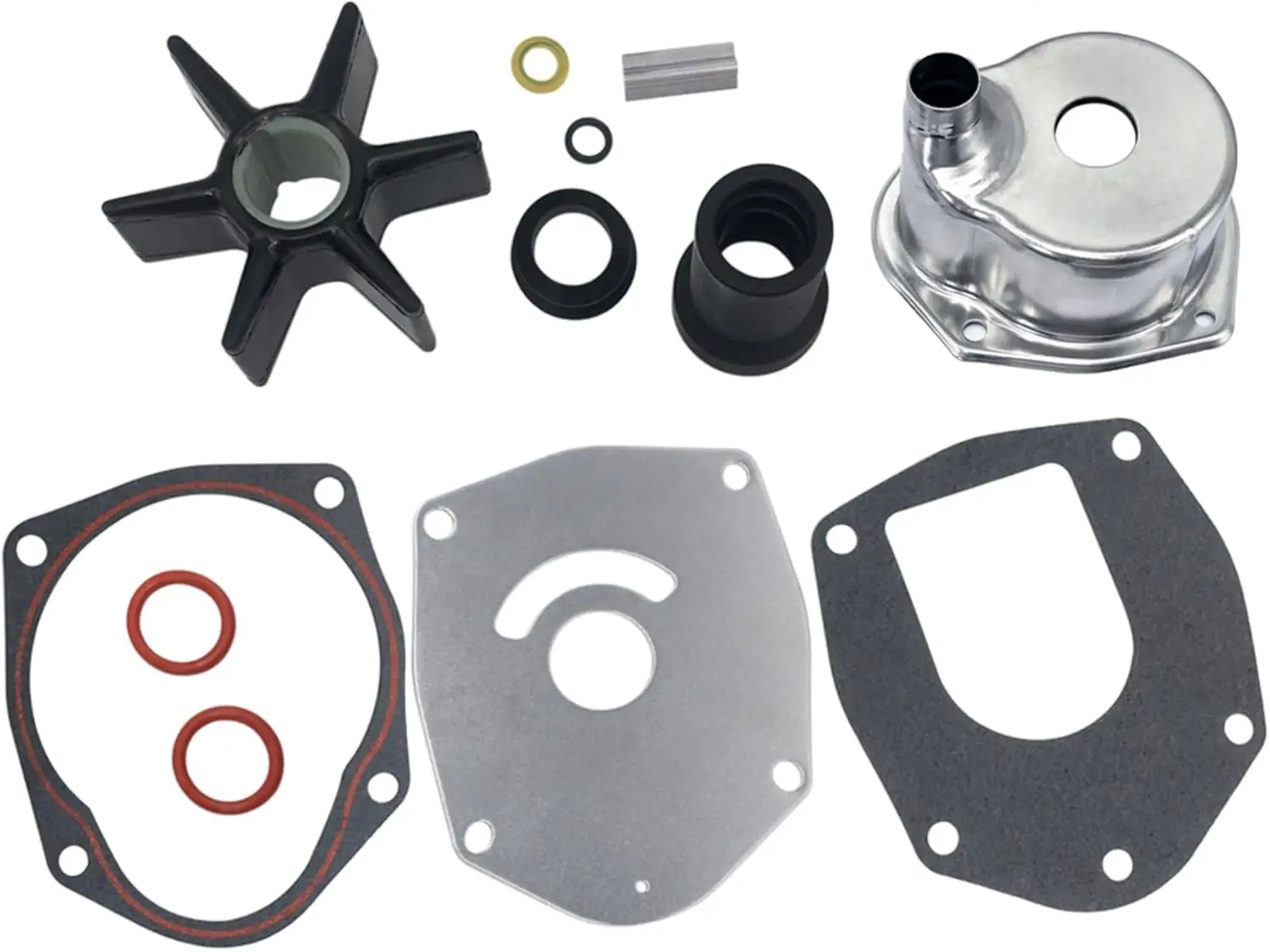 

43026Q06 Комплект крыльчатки водяного насоса для Mercury Mariner 40-250 л.с. и MerCruiser Alpha One Gen 2 Stern Drive Sierra 18-3265