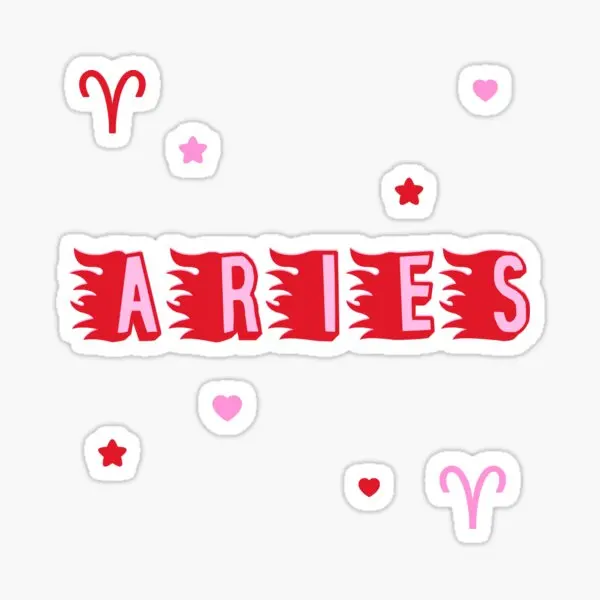 Набор наклеек Овен 5 шт., автомобильные наклейки для комнаты, Мультяшные украшения, детский фон для ноутбука, бампер, художественные бутылки с водой для гостиной