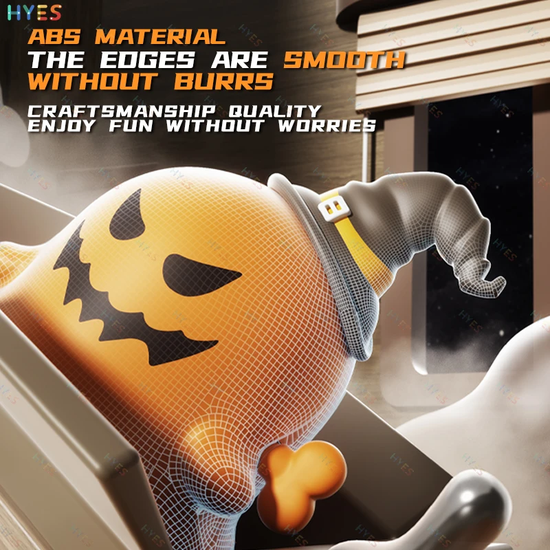 HYES Halloween Wind Up Toys Cute Fun Ghost Dancing Crawling Ghost Clockwork Sliding Creative Toy Halloween Gift for Kids Adults