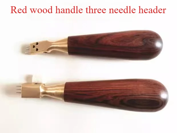 

Piano tuning tool, piano soldering iron, tuning tool, redwood handle, three-pin row of needles, hammer row of needles