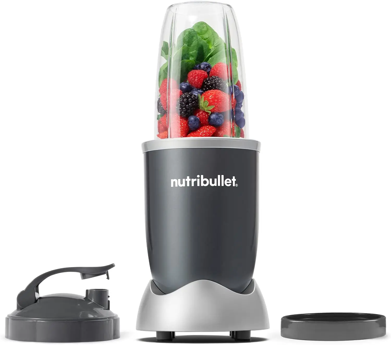 

Personal Blender for Shakes, Smoothies, Food Prep & Frozen Blending, 24oz, 600W, Gray