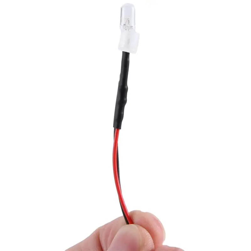 Zestaw LED A19Q-4 do modeli RC, pasuje do samochodów RC 1/10, ciężarówek, crawlerów, modeli RC, samochodów driftowych, reflektory, światła tylne, 5 mm