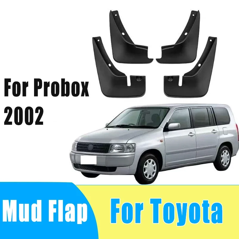 

4pcs Automobiles Tire Mudguard Waterproof Prevent Mud Splashing Car Mud Flap Fender Trim Accessories For Toyota Probox 2002