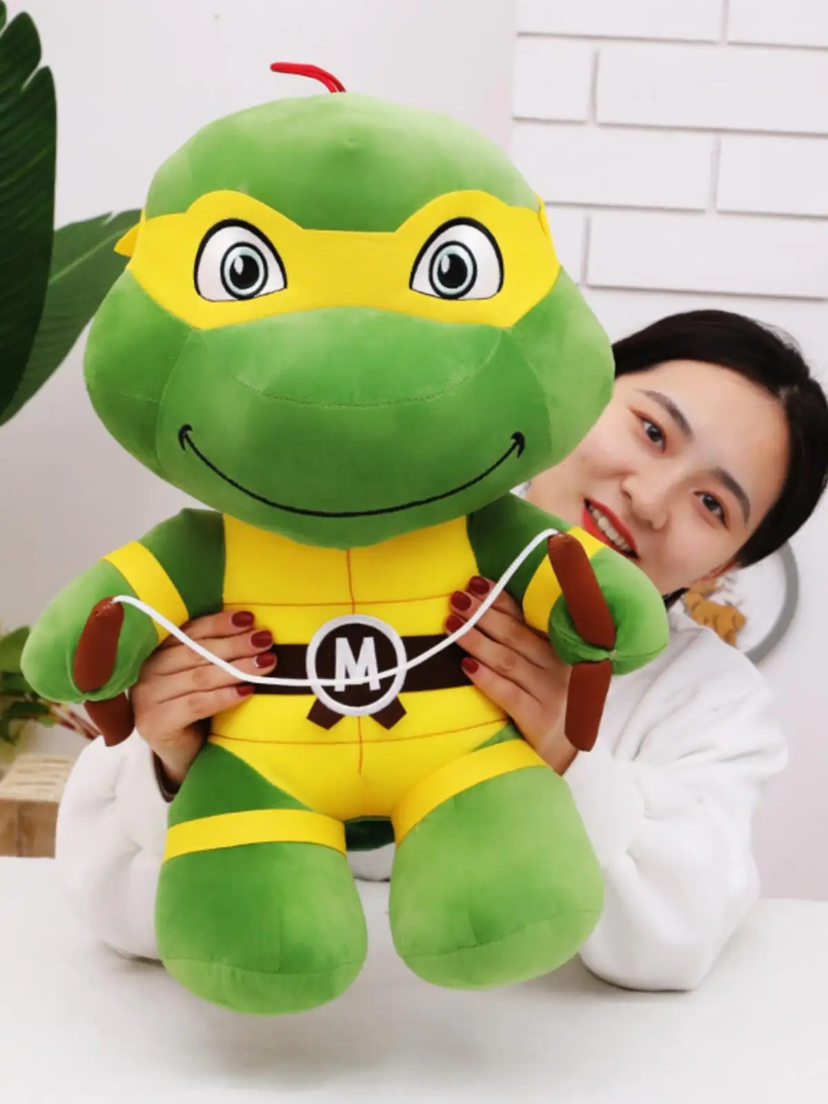 25/35cm TMNT Plush Toy Teenage Mutant Ninja Turtles Plush Toy Cute Anime Creative Doll Presents for Girl and Boy Gifts Kawaii