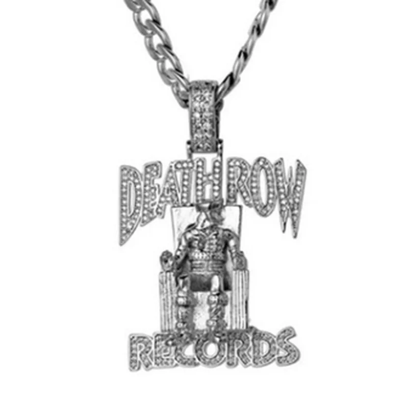 Mens Jewellery Inlaid Micro-dense Zircon Hip Hop Rock Party Rapper Style Necklace Stainless Steel Jewelry Gothic Accessories