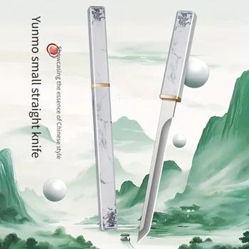 سكين فواكه من الفولاذ المقاوم للصدأ، سكين حاد عالي الصلابة ومتعدد الوظائف، سكين قارب قتالي محمول