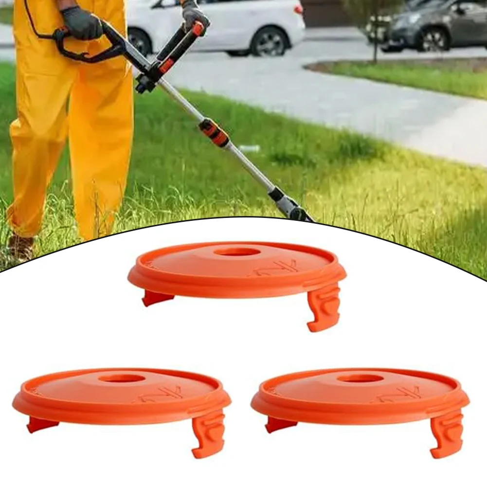 

3Pcs/set Plastic Spool Covers Trimmer Replacement Spool Cap For Trimmer Mower Model 05344-20 Garden Power Tool Accessories