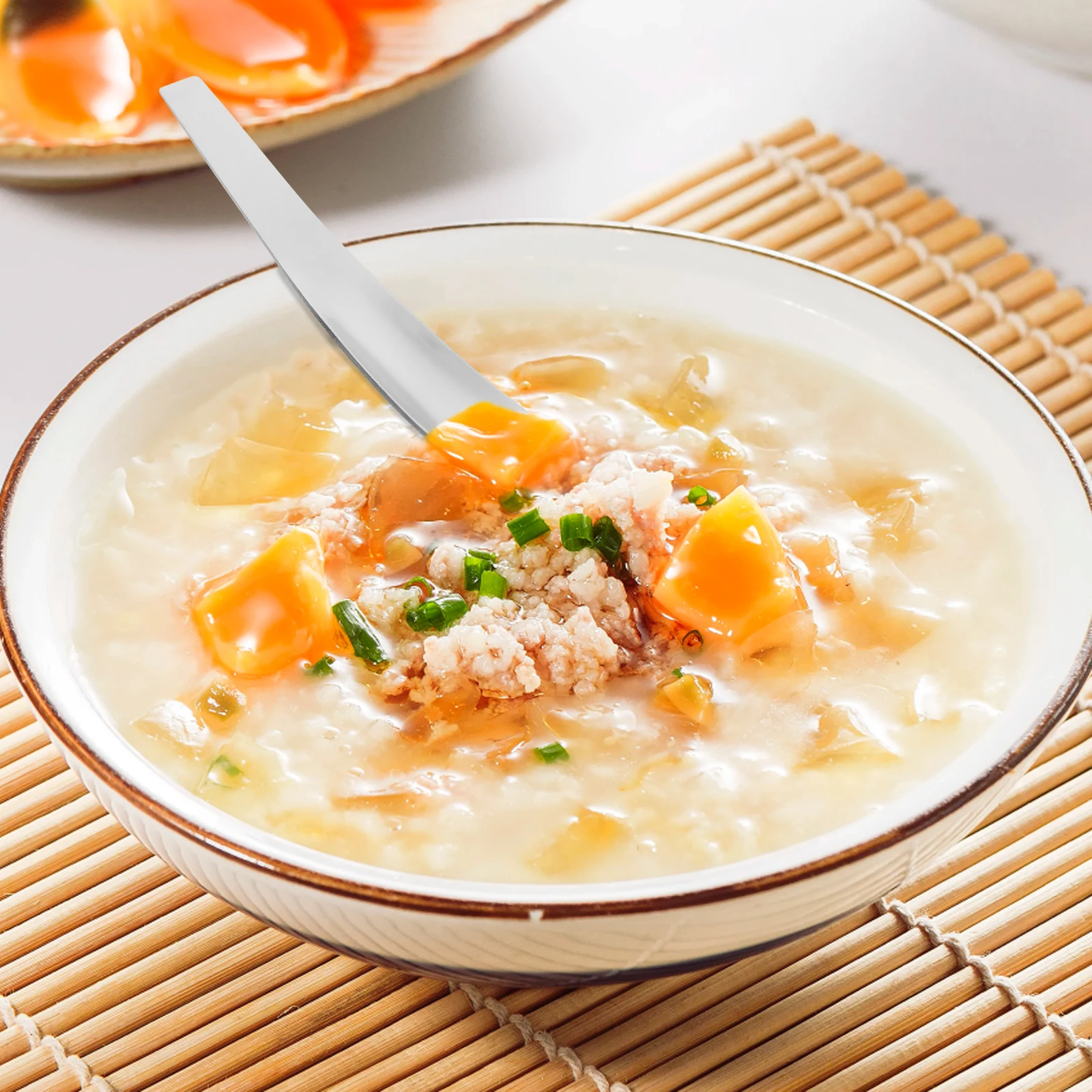 

6Pcs Stainless Steel Long Flat Mini Spoons Egg Custard Coffee Stirring Spoons for Home Bistro Mini Spoon Coffee Stirring Spoon