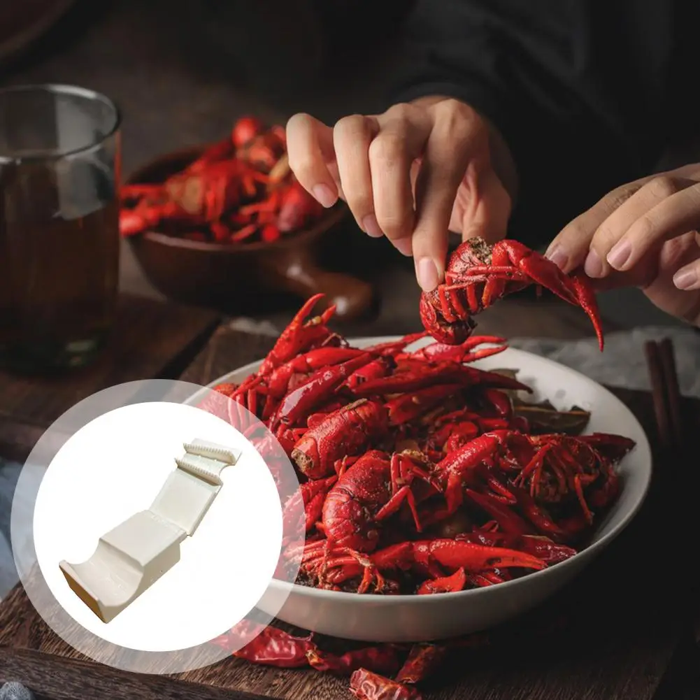 

Lightweight Kitchen Gadget 6-piece Crawfish Peeler Set Universal Grooves Toothed Blade Nail Protection for Home for Crayfish