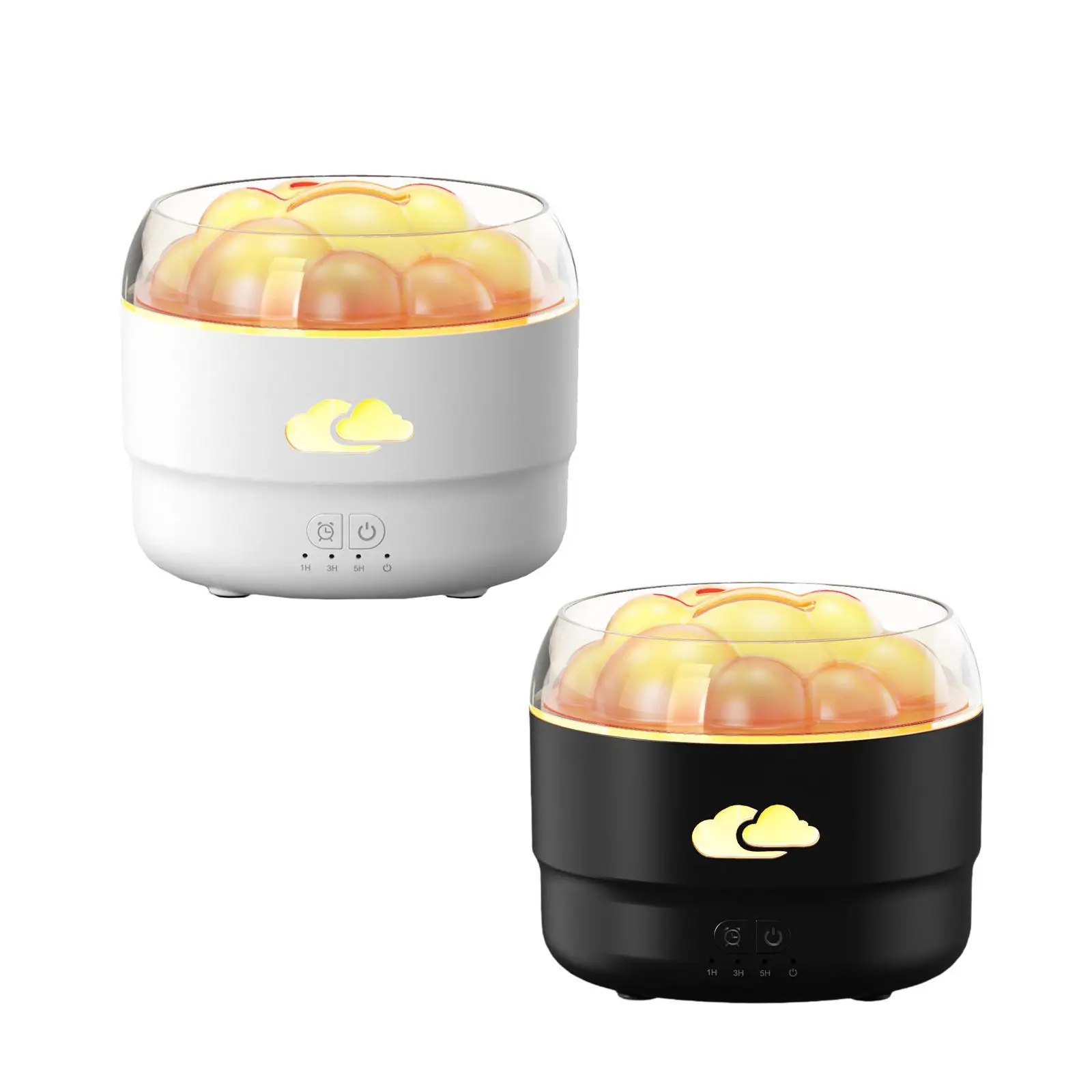 Umidificador de ar pequeno, temporizador de 3 engrenagens, luzes noturnas led, difusor de aroma, umidificador de mesa para lareira, yoga, fazenda, hotel, sala de estar