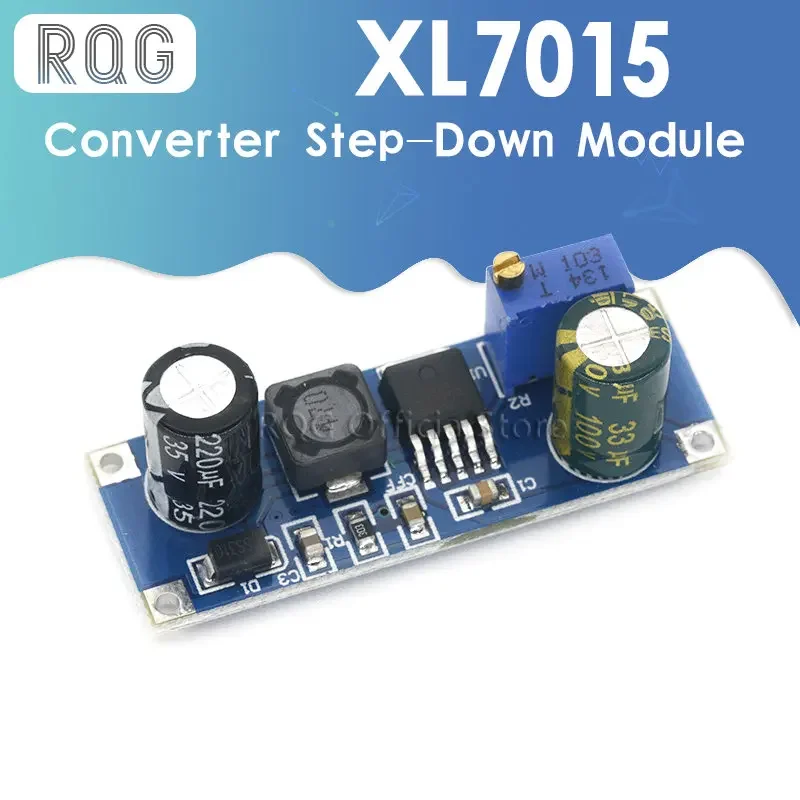 1Pcs XL7015 DC-DC Dc Converter Step-Down Module 5V-80V Breed Voltage Input 7005A LM2596