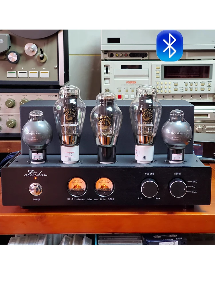 Oldchen 300B Tube Amplifier Single-ended Home Theater Pure Class A HIFI Tube Sound Amplifier with 274B and CV181-SE