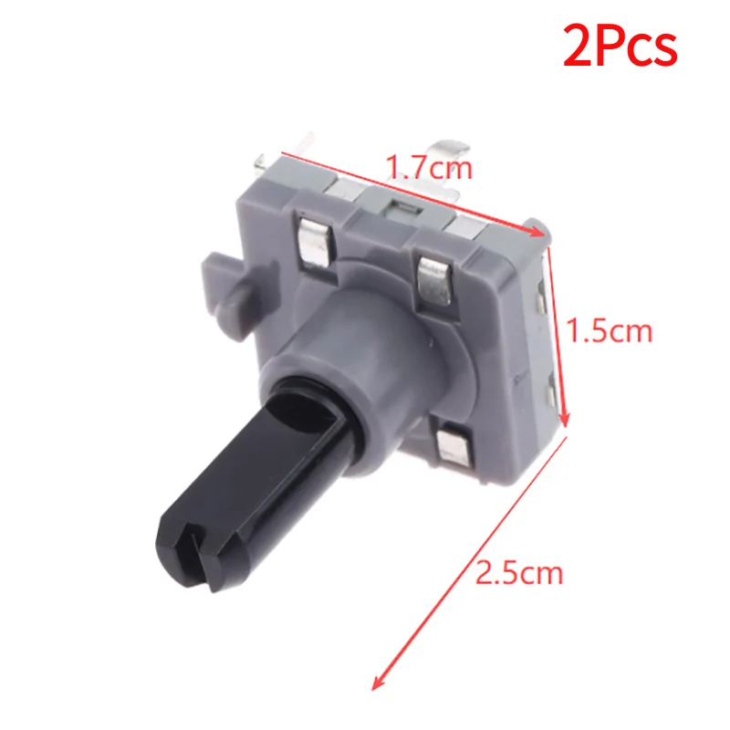 2Pcs EC16 Rotary Encoder 3Pins 360 Degree Infinite Rotation Gear Selection Controller Washing Machine Microwave Oven Accessories