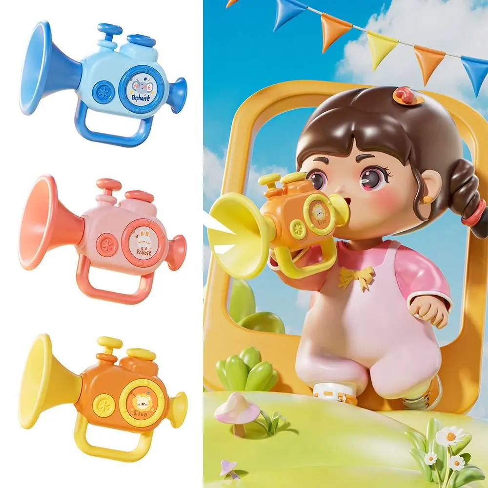 Multicolor Interesting Trumpet Toy Anti-scratch Plastic Mini Musical Instrument Cognition Sound Whistle Toy Enlightenment Toys