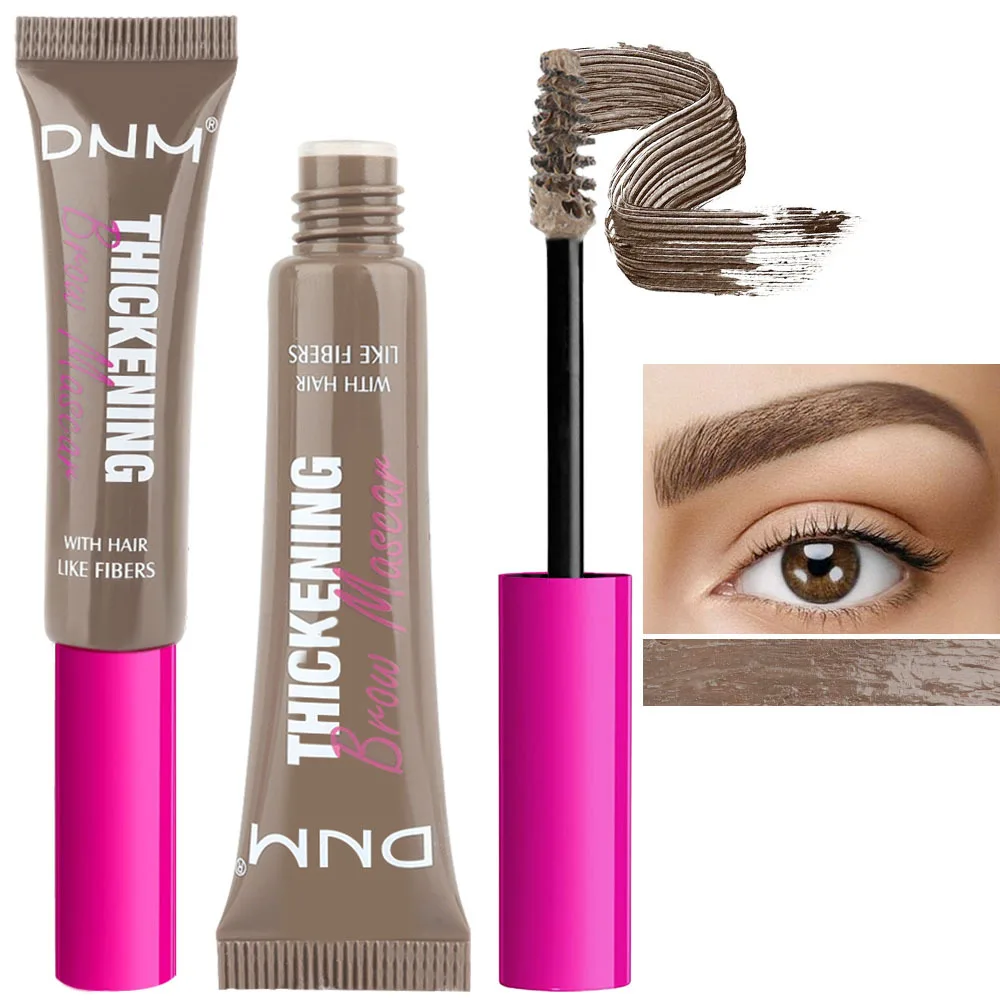 DNM 9 Color Eyebrow Cream Lasting 16h Dense Natural Eyebrow Shape Waterproof Eyebrow Tint Enhanced Fashion Eyebrow Dye Cream 7ml