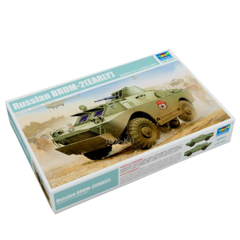 Trumpeter 05511 1/35 Russian BRDM-2 Early Scout Reconnaissance Vehicle Car Military Plastic Assembly Toy Model Building Kit