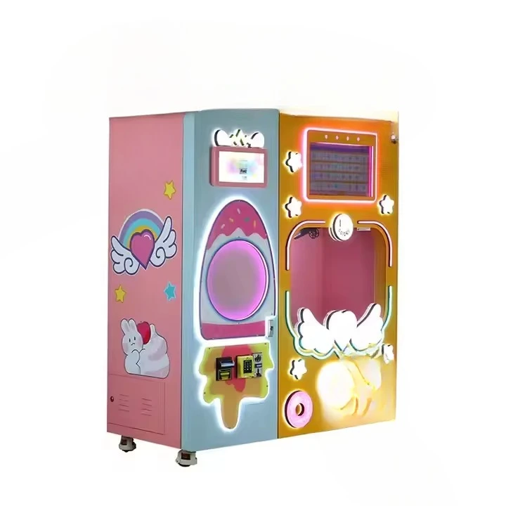 Custom Hot Selling Commercial Colored Marshmallow Machine Full Automatic Professional Electric  Candy Vending Machine SDK