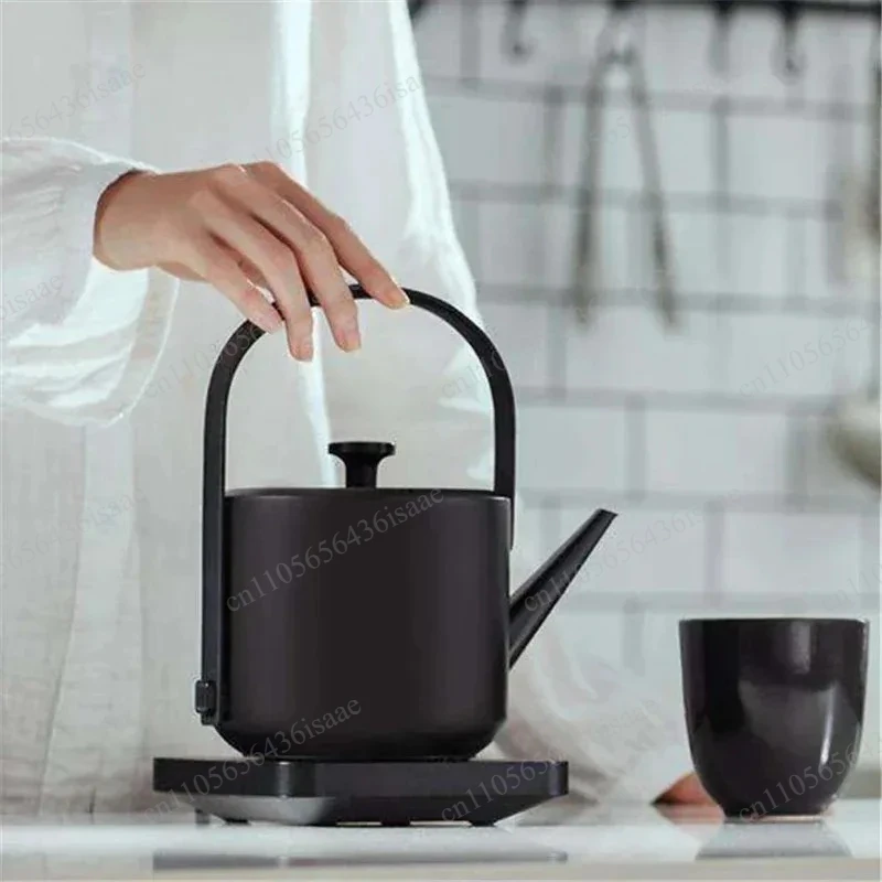 Retro Style Electric Teapot 220V 600ML Stainless Steel Water Boiler 1200W Thermostat Fast Boiling Kettle