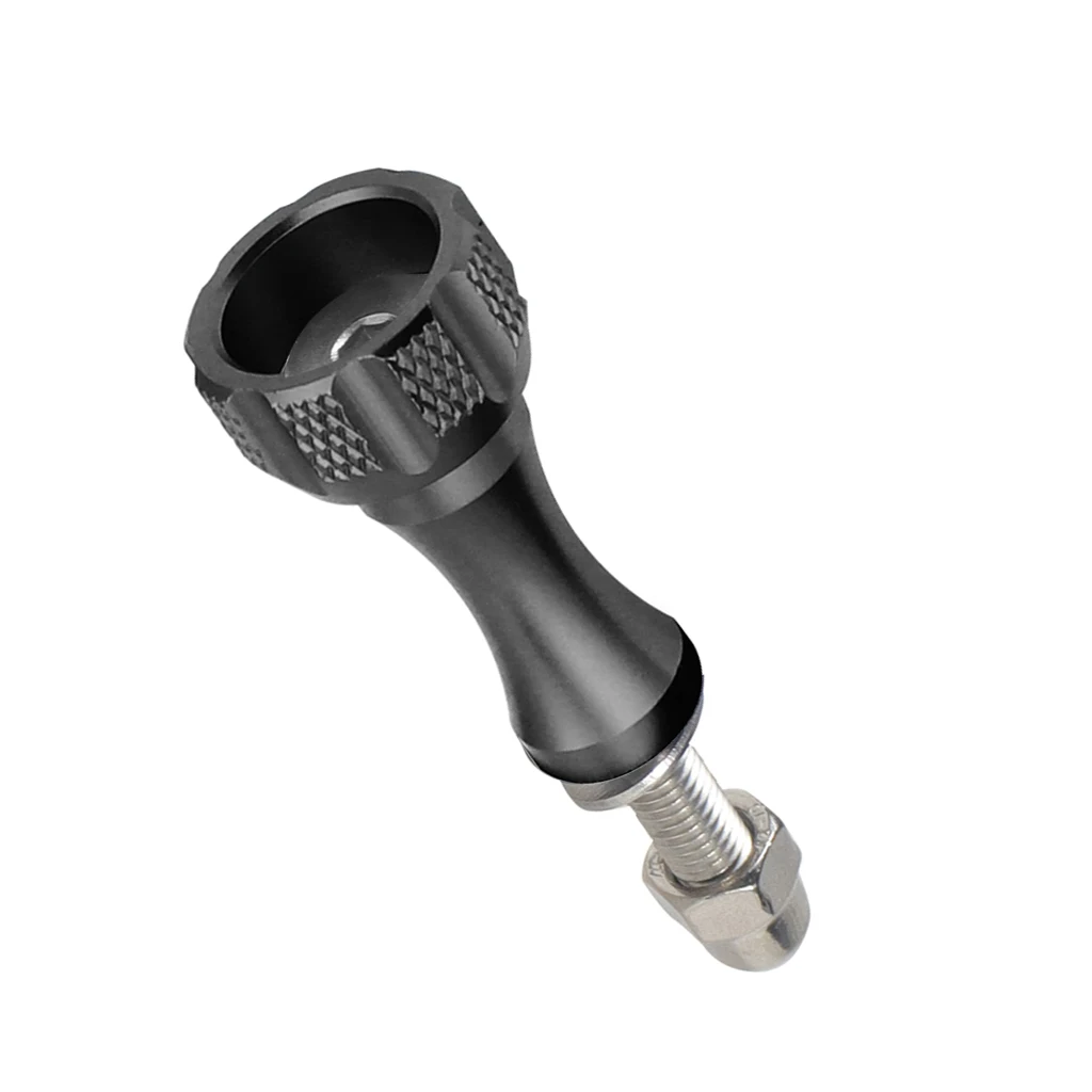 10 Stück Aluminium-Daumenknopf-Schrauben für GoPro-Zubehör, Einbeinstativ, Haltegriff, Stick-Montage, M5, kurze lange Stativ-Adapterschraube – Detail 14