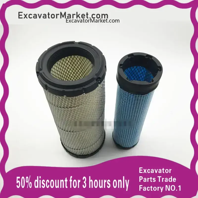 

High Quality For element Sany SY55-60-65-75-8-9 air filter air grid accessories high quality excavator accessories