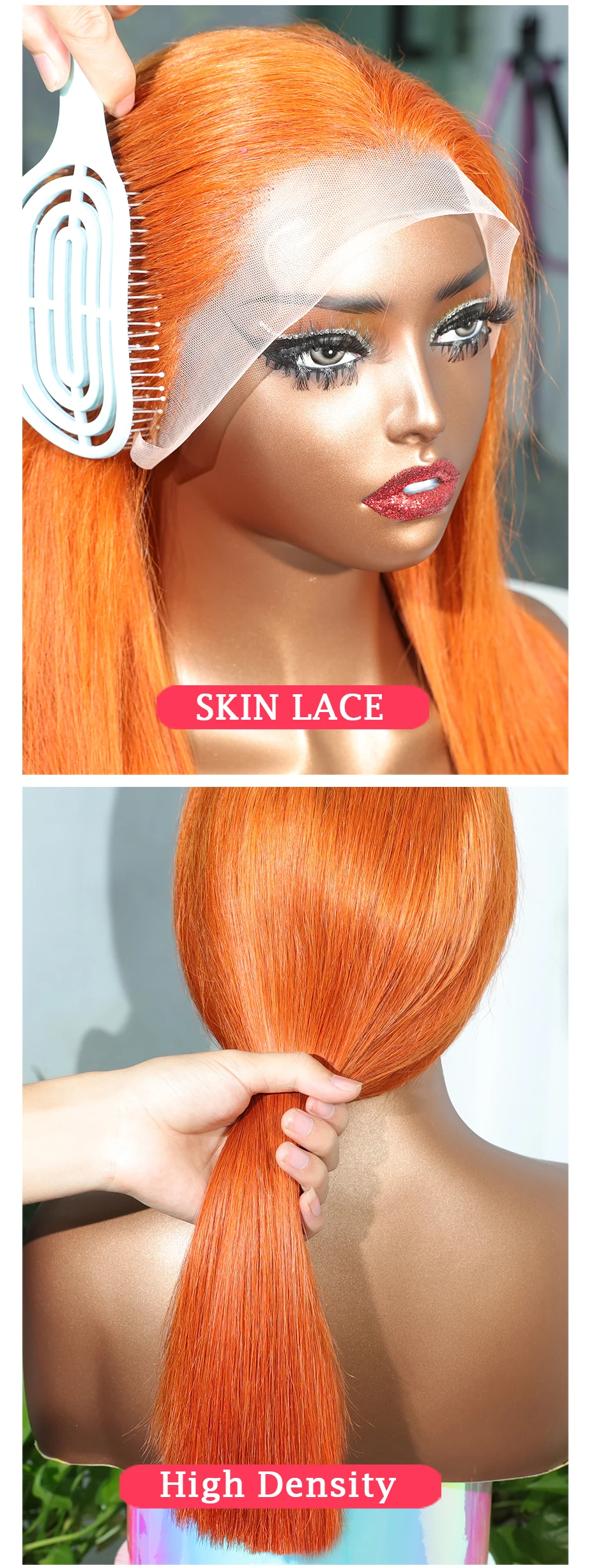 15A 13x4 Rohes Vietnamesisches Super Double Drawn Bone Straight Perücke Aschblonde Echthaarperücke 300 250% Dichte Gefärbte Lace Frontal Perücke – Detail 8