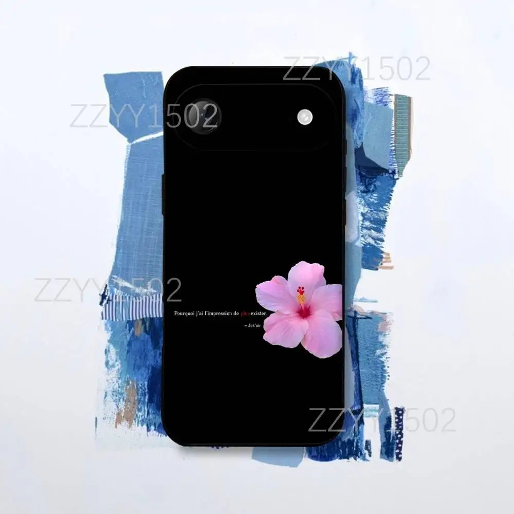 Casing HP Jokair Jok Travolta 2025 untuk iPhone 17,16,15,14,13,12,Pro,Max,Plus,E,SE4,Air,Mini Hitam Funda Shell