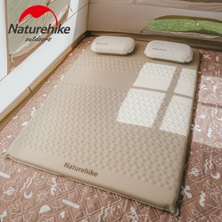 Naturehike Self-inflating Mat Trip Air Bed Mattress Tent Sleeping Pad Sponge Cushion Single/Double Ultralight 6.5cm Thickness
