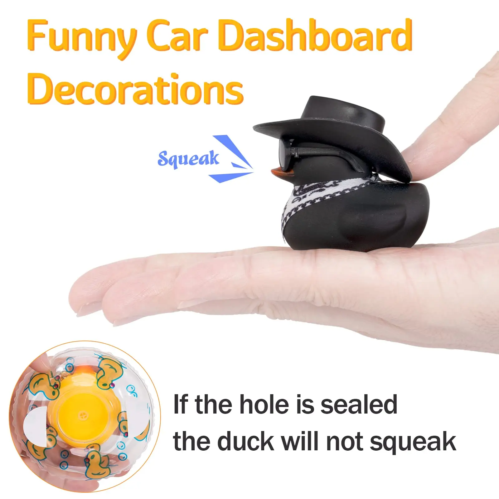 Car Duck Rubber Duck Car Ornaments Duck Car Dashboard Decorations