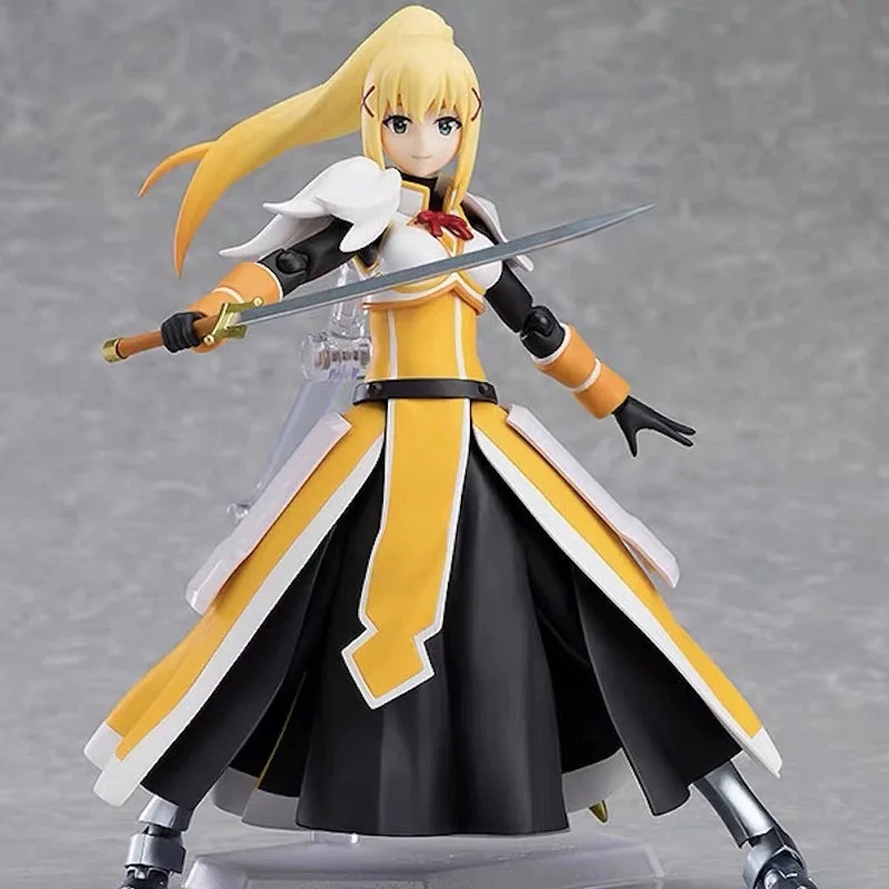 

In Stock Original Max Factory Figma 450 Darkness Kono subarashi sekai ni shukufuku wo 14Cm Action Figure Model Collectible Toys