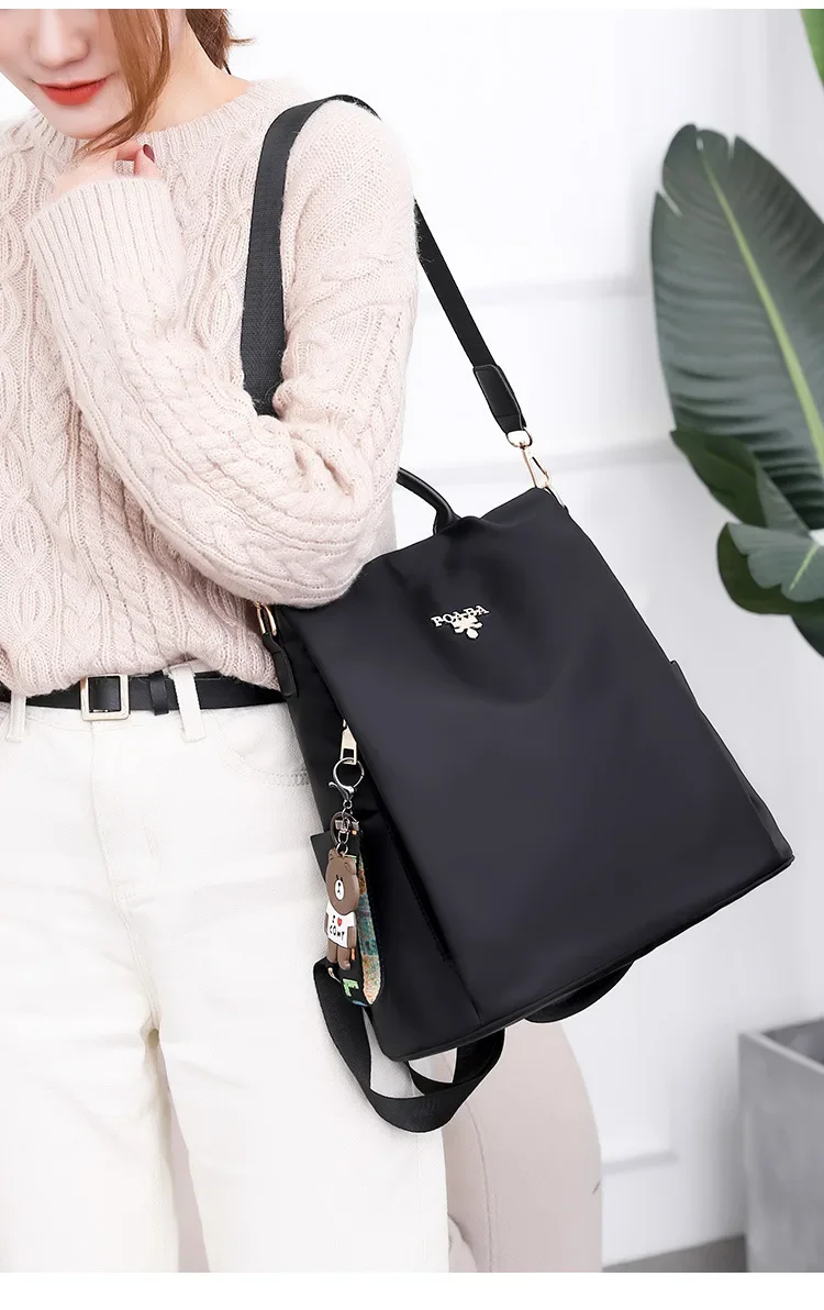 Frauen Rucksack Mode Oxford Tuch Schulter Taschen Schule Taschen für Teenager Große Kapazität Druck Wasserdichte Reise Rucksack – Detail 9