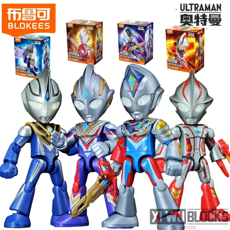 

Строительный блок BLOKEES Man Ultraman Magic Edition 3, сборная модель Agul Decker Trigger, коллекционные украшения, игрушки и подарки
