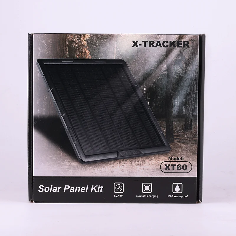 5W 6V 12V Ausgang 6000mAh Solar panel für zelluläre Wildspiel-Trail-Kameras, eingebauter Akku, Solar-Ladegerät-Kits – Detail 19