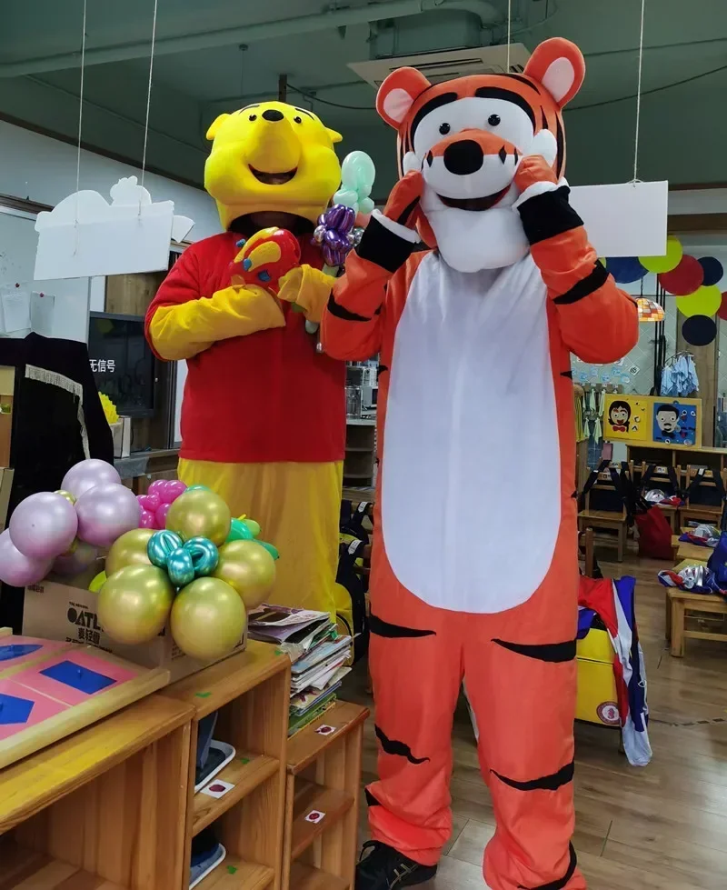 

Cosplay Tigger tiger Mascot Costume Advertising ceremony Fancy Dress Party Animal anmie stage perform shows surprise props