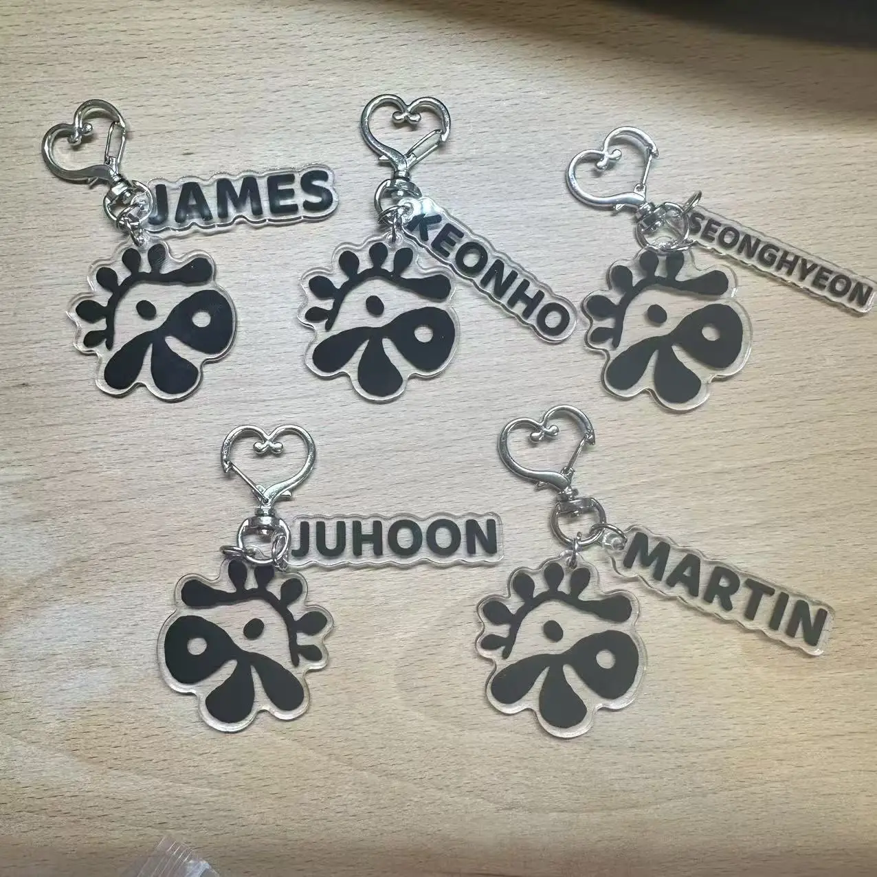 Llavero Acrílico con Etiqueta de Nombre de KPOP CORTIS, Colgante para Bolso, Llavero de Keonho, Juhoon, Seonghyeon, Accesorios, Regalos para Fans de Martin James