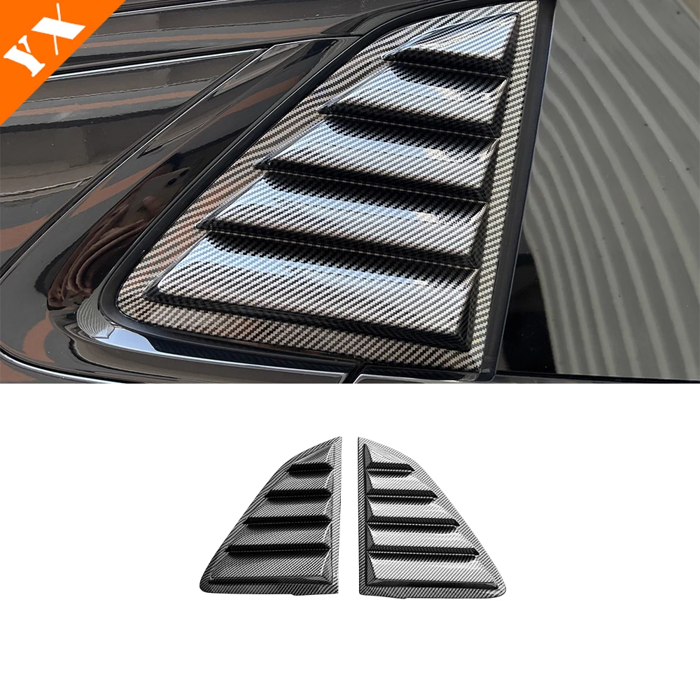 

Для BYD Denza Z9 GT 2025 2026, аксессуары, черный карбоновый автомобильный заднее стекло, жалюзи, боковое вентиляционное отверстие, гарнир