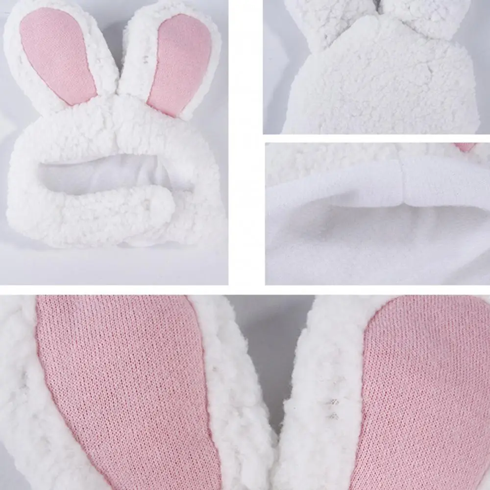 Cute Rabbit Ear Shape Headgear Hat Dog Teddy Bichon Cat Cosplay Pet Headdress