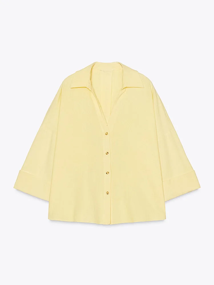 

Удобный повседневный широкий све с воротником irt, новый весенний женский модный дизайн с одной пуговицей, этнический сценический костюм