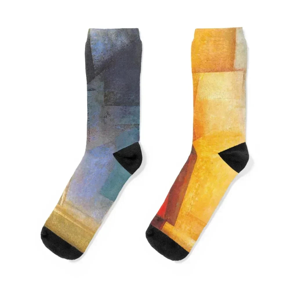 

Lyonel feininger art design Socks valentine gift ideas Antiskid soccer Men's new in's Socks Men's Women's