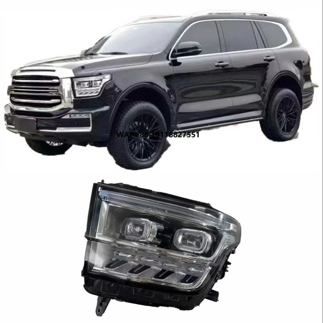 

For Tank 500 Auto Parts Original LED Headlight Assembly, Original Left and Right Headlight Assemblies