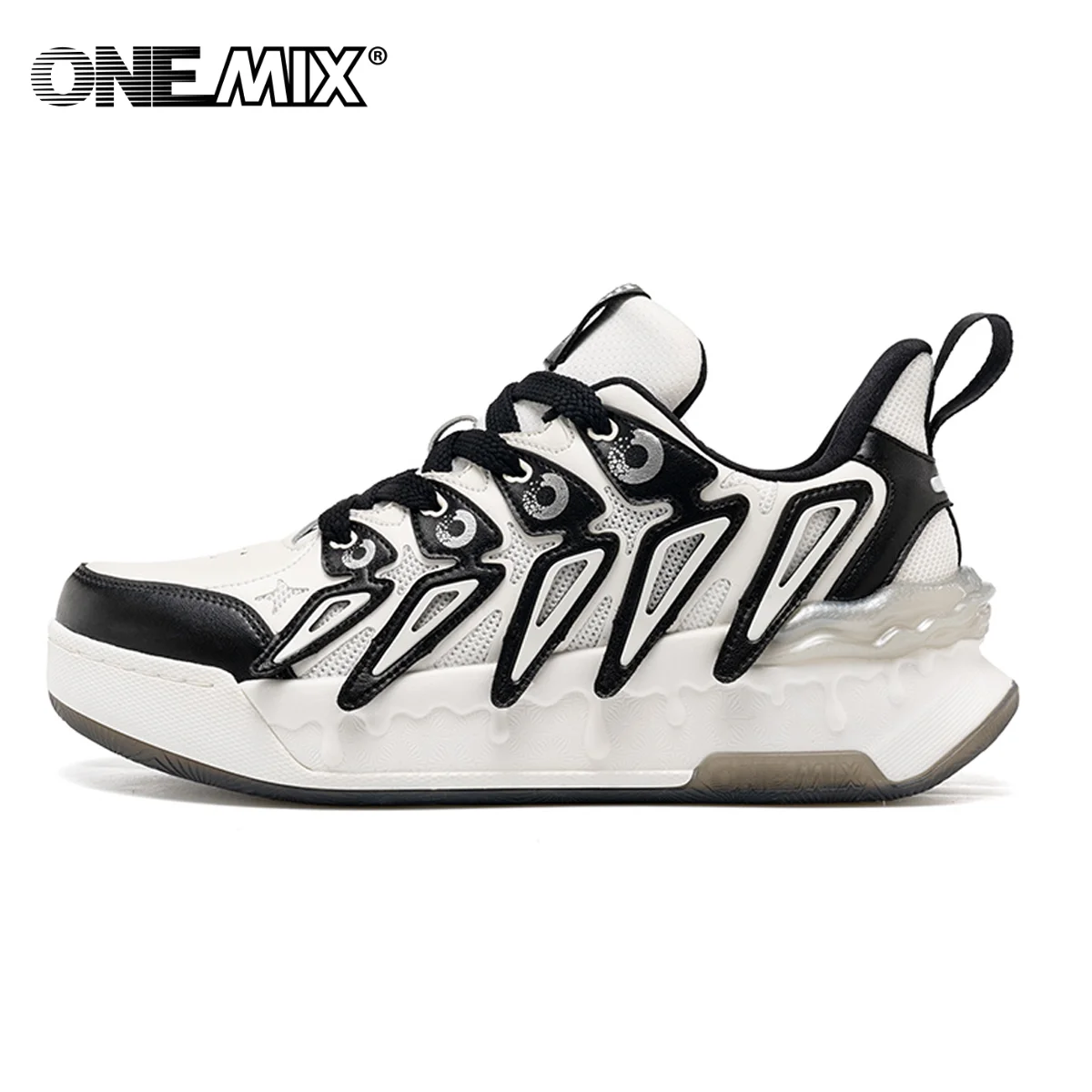 

ONEMIX NEW Women Autumn and Winter Sports Fashion Shoes Lightweight Platform Shoes Low Top Men Shoes Youth Casual Board Shoes