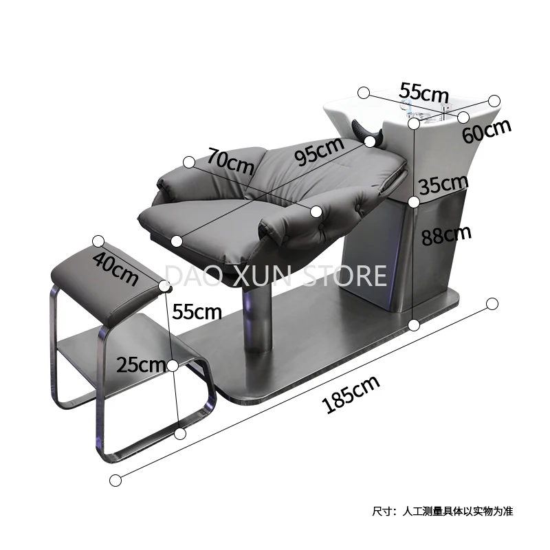 Japanese Head Spa Beds Hair Washing Luxury Fashion Shampoo Chair Salon Minimalistic Shampouineuse Salon Equipment MQ50SC
