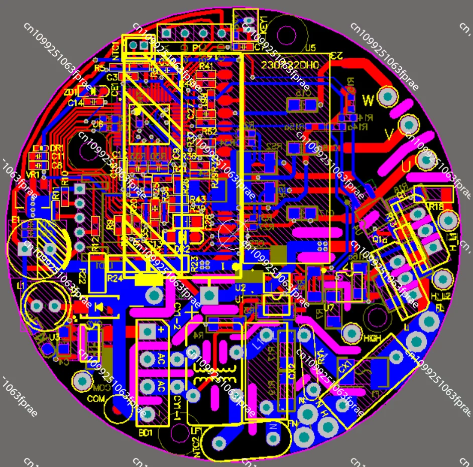 Placa de circuito impreso multicapa PCBA Placa controladora de secador de pelo