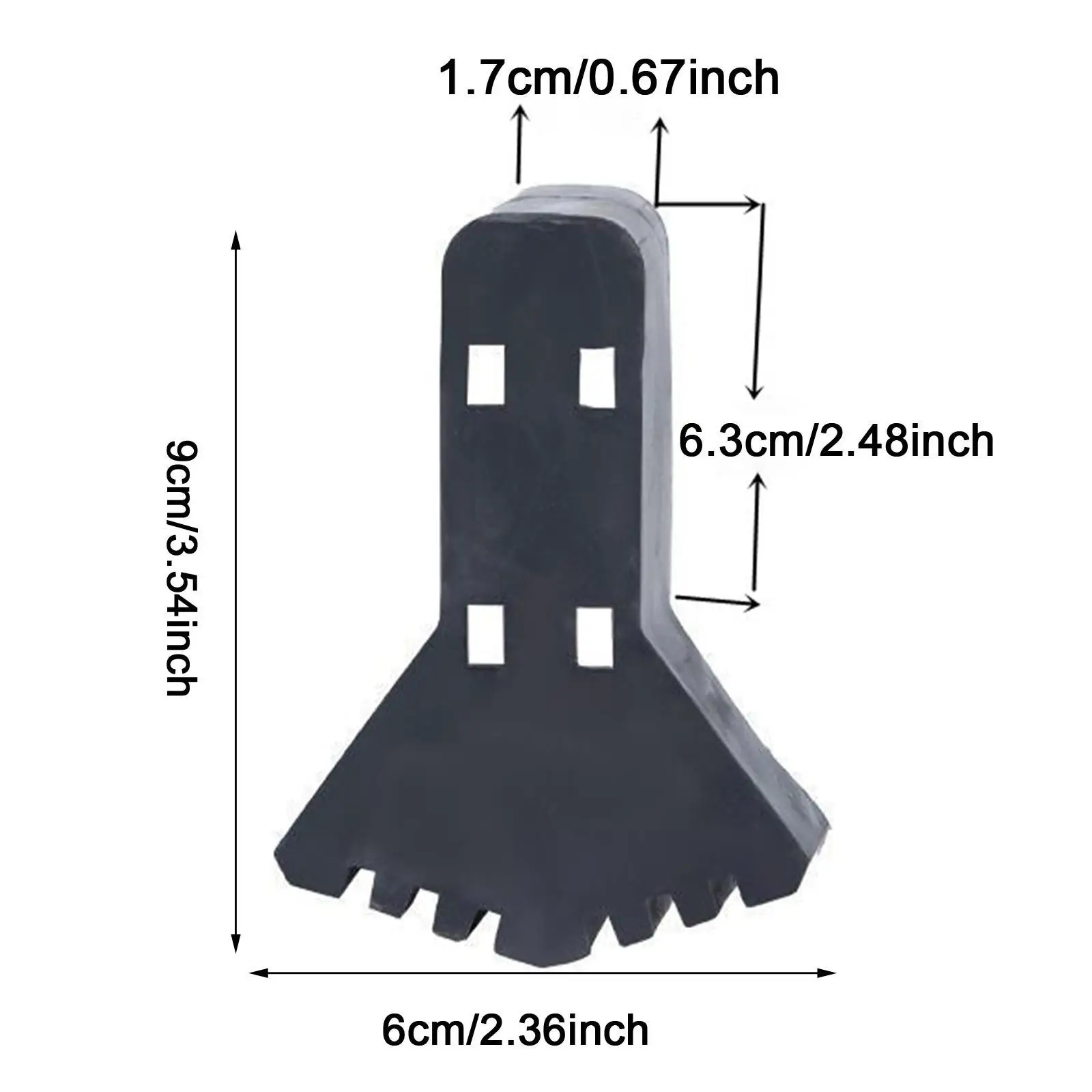 4 Pieces Ladder Foot Cover Easy to Install Anti Slip Extension Ladder Cover