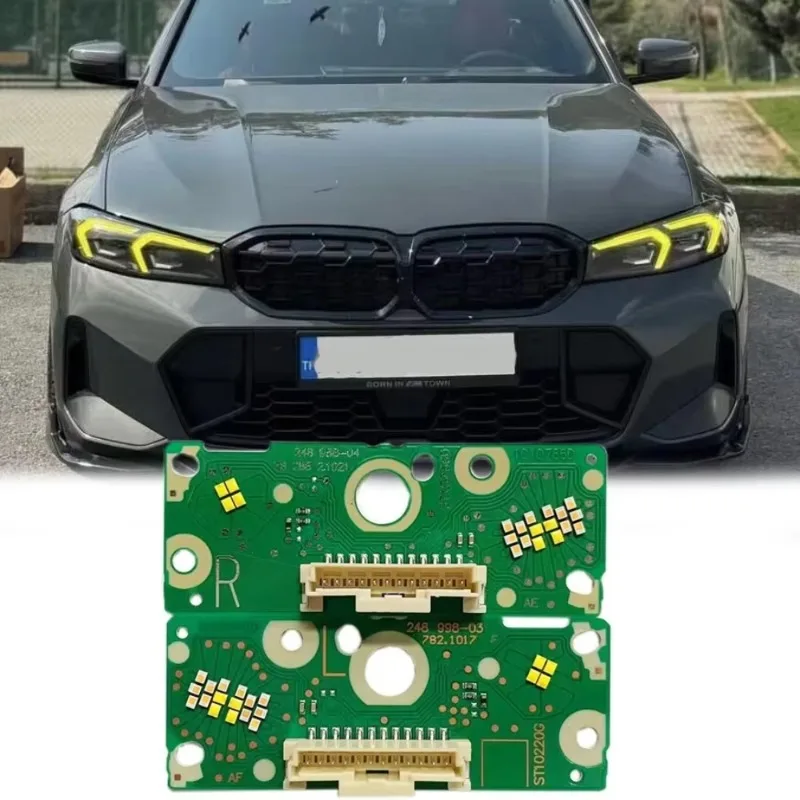 M4 CSL Style 3 Series G20 LCI Yellow Daytime Running Light LED Board for 20 LCI CSL Yellow DRL Module 2023-2026 US Spec