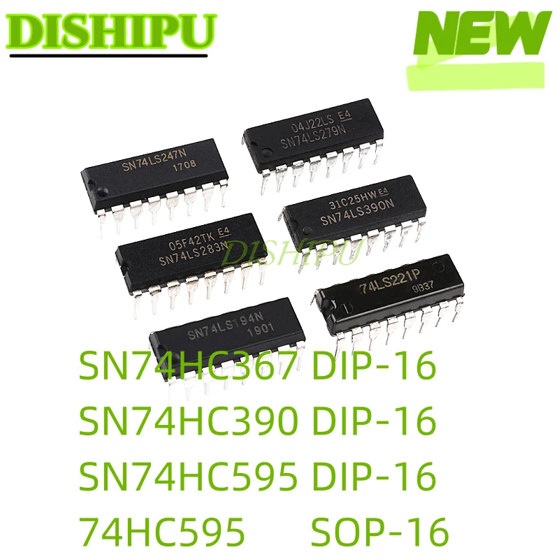 

5PCS SN74HC367 SN74HC390 SN74HC595 74HC595 SOP-16 DIP-16 chip integrated IC